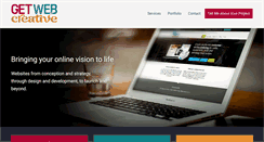 Desktop Screenshot of getwebcreative.com